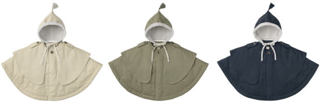 アウター「sonnet（ソネット）」左から 1 beige  2 khaki  3 navy