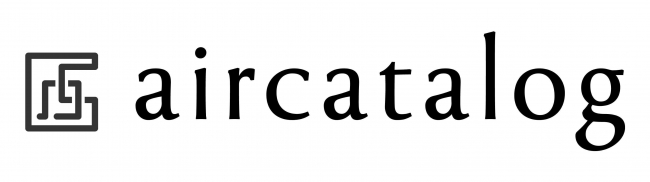 「aircatalog（エアカタログ）」ロゴ