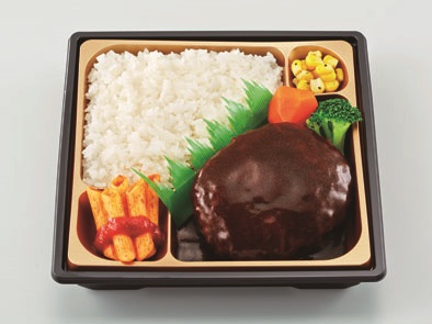 「国産牛をまるごと使ったハンバーグステーキ弁当」