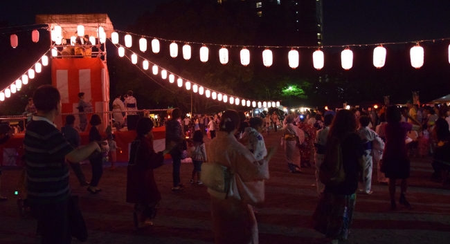 盆踊り会場（ラストサマーフェス＆盆踊り）