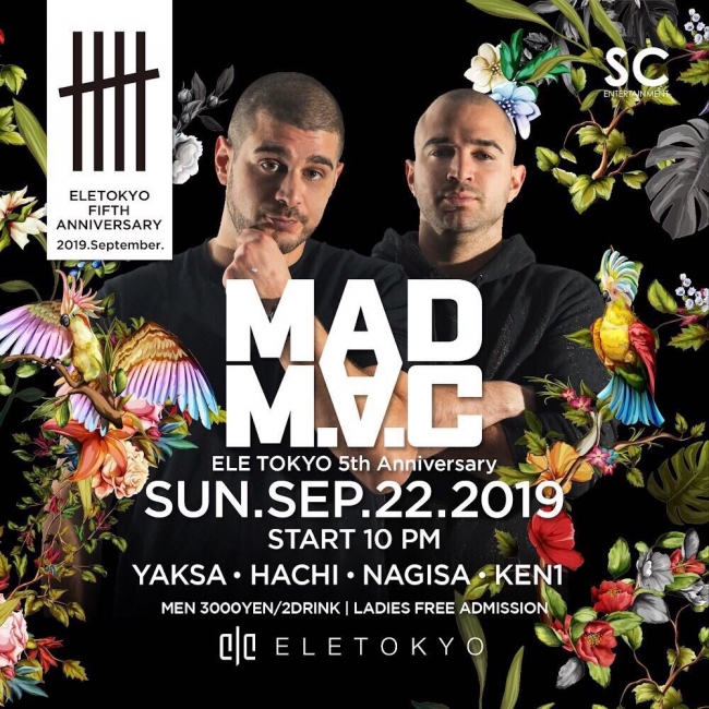 9月22日(日)MAD M.A.C