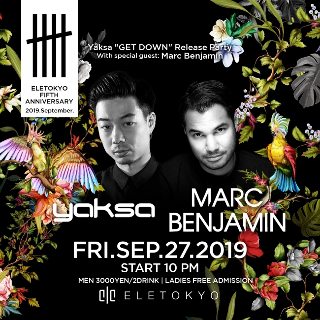 9月27日(金) YAKSA- Marc Benjamin