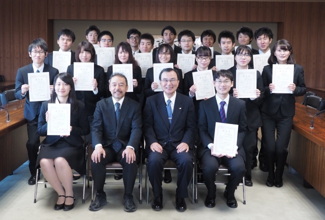 千葉大学環境マネジメント実務士認定式