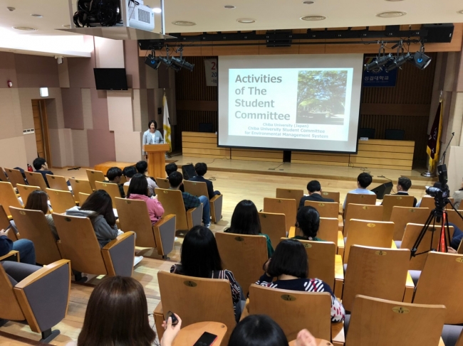 佐藤さんの発表の様子