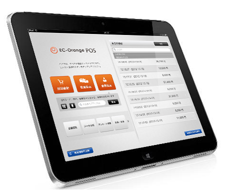 Windows8タブレットに対応した『EC-Orange POS』