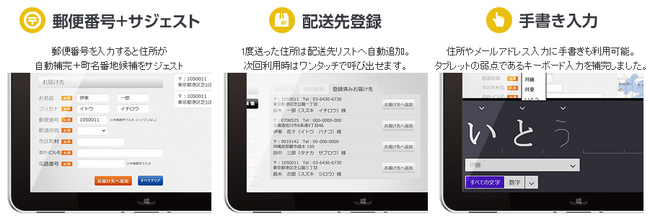 現場店員・お客様の使いやすさにこだわった、かんたんでシンプルな操作設計