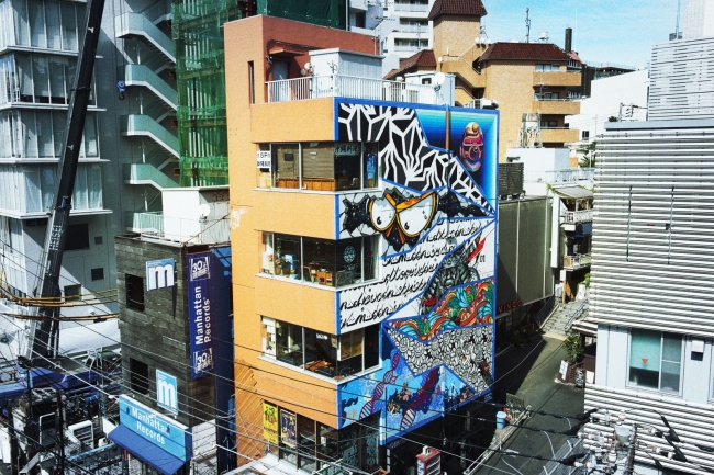 POW! WOW! JAPAN LAUNCH EVENT「SECRET MURAL SHIBUYA」Photo by SUSUMU NAGAHIRO（D-CORD）