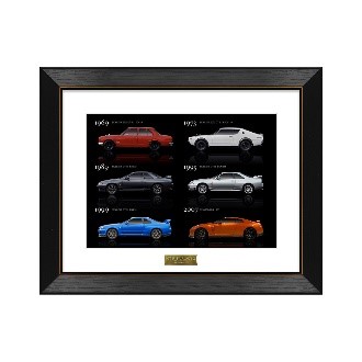 A4キャラファイングラフ　50周年記念　歴代GT-R 9,800円(税別)