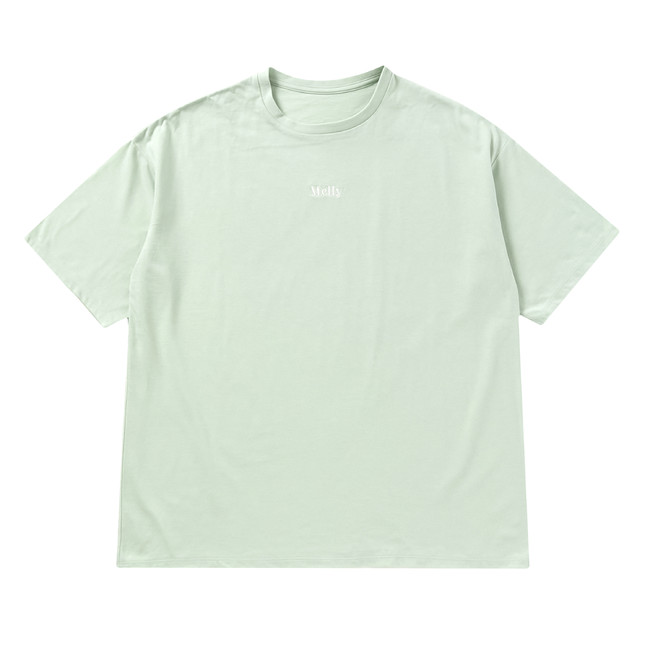 MELLY CENTER LOGO T-SHIRT(GREEN)