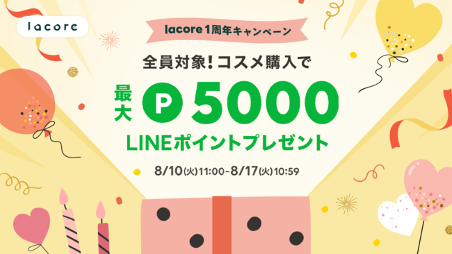 lacore 1周年記念キャンペーン