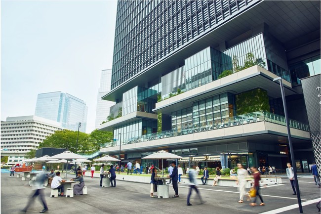 ▲TOKYO TORCH Park全景（東京駅側より）