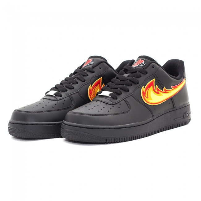 DRAGON BREATH AIR FORCE 1 Black Low Custom 