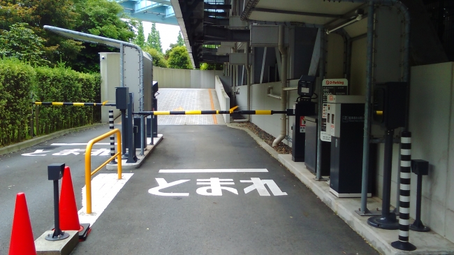 ゲート式駐車場の例