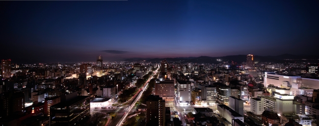 地上100mの夜景