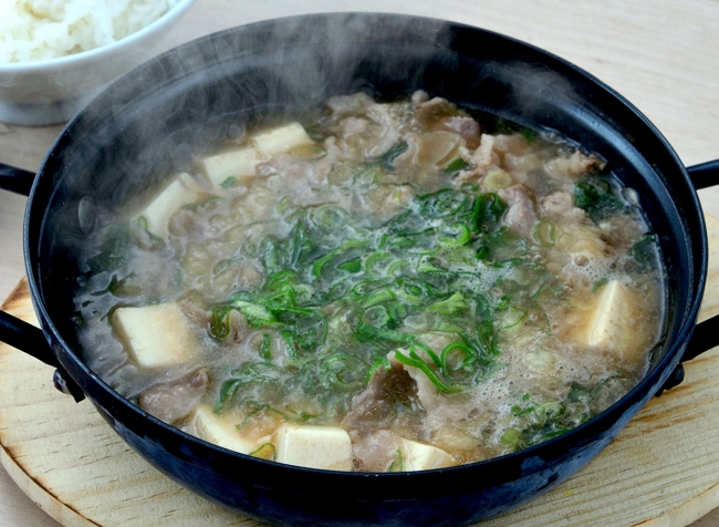 牛しゃぶ肉吸い￥900（税抜）ご飯・漬物付き