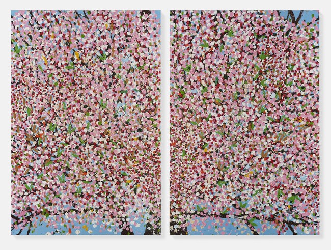 ダミアン・ハースト「Renewal Blossom」, 2018. 撮影 Prudence Cuming Associates. © Damien Hirst and Science Ltd. 禁無断転載, DACS 2021