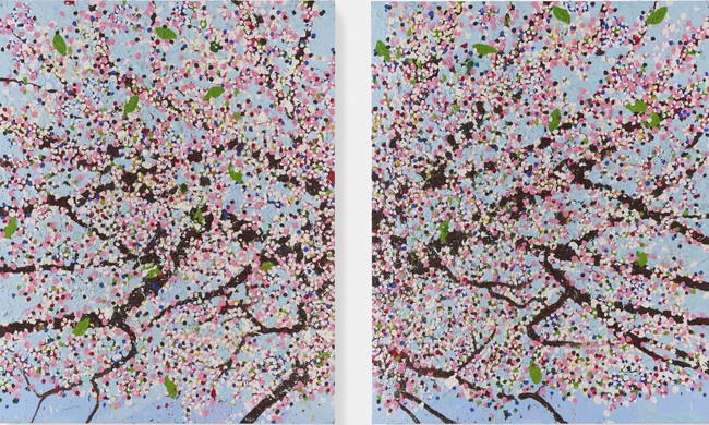 ダミアン・ハースト「 Spiritual Day Blossom 」, 2018. 撮影 Prudence Cuming Associates. © Damien Hirst and Science Ltd. 禁無断転載, DACS 2021