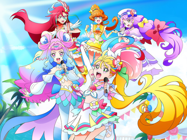 『トロピカル～ジュ！プリキュアLIVE2021　Viva！トロピカSUMMER！LIVE』キービジュアル