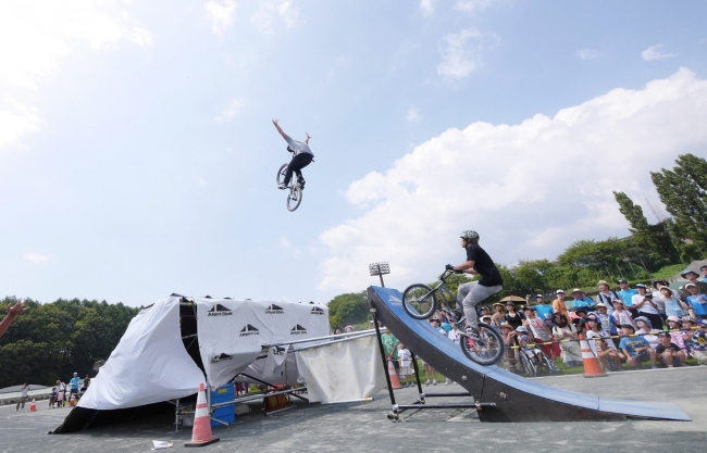 BMXによるスタントショー