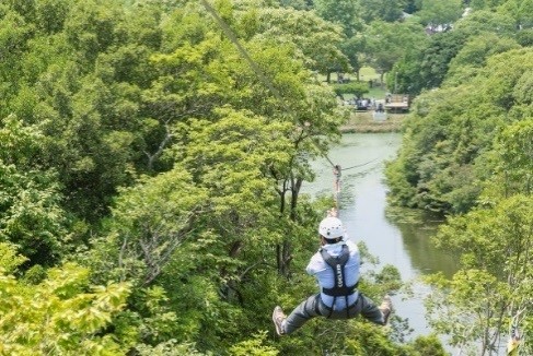 ▲2017年 兵庫県立淡路島公園内に開設　アニメパーク「ニジゲンノモリ」開設