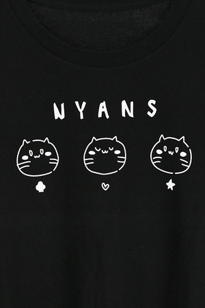 NYANS Tシャツ(黒)