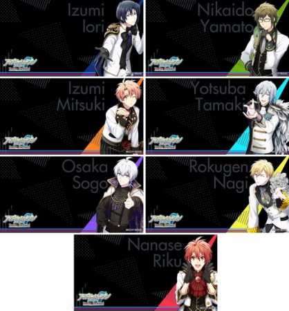 PlayStationVitaのテーマ IDOLiSH7 7人セットが入手できるプロダクトコード