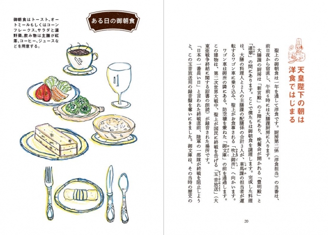 天皇陛下の朝食／本書より