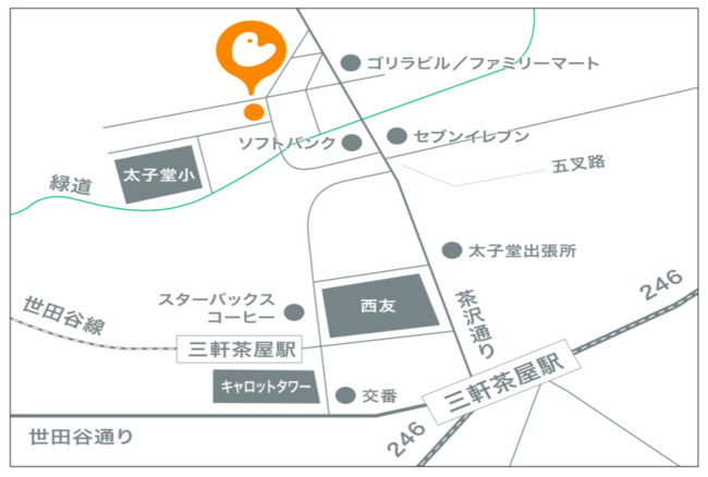 三軒茶屋MAP