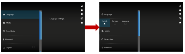 サブメニュー表示が可能になりました