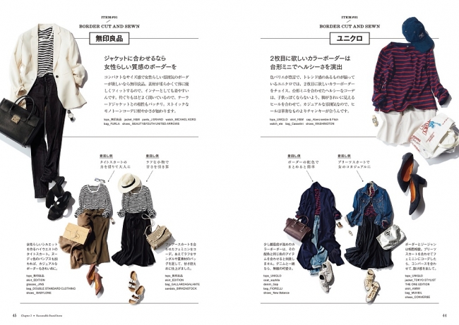 ▲ユニクロ・ZARA・GU・無印良品etc. コスパブランドの定番服で着回し術を伝授