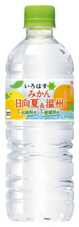 「い・ろ・は・す みかん日向夏&温州」（無果汁） 555ml PETボトル