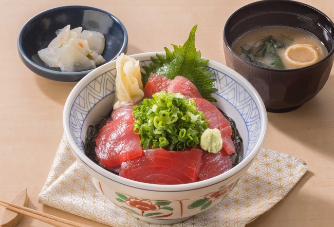 【夢庵】大間の本まぐろ丼（お味噌汁・お新香付）