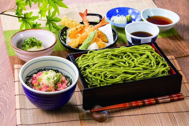 選べる小丼！宇治茶そば膳（小ねぎとろ丼）