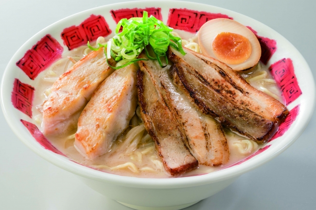 2種アブトロ叉焼のとんこつラーメン