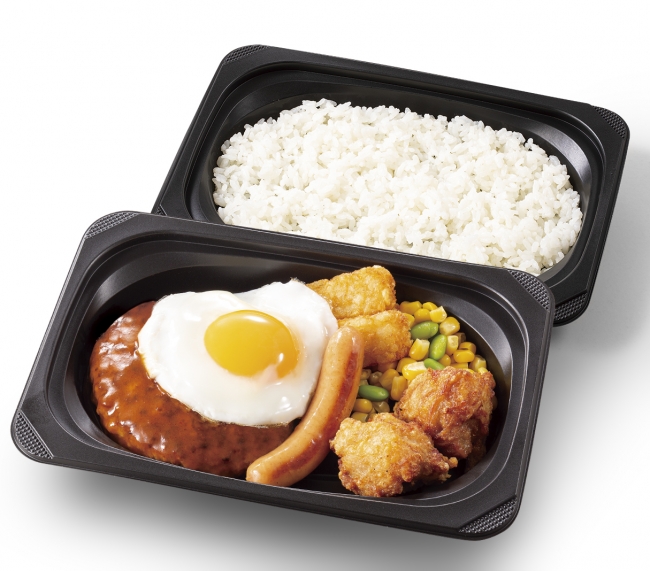 チーズINハンバーグ人気盛り弁当