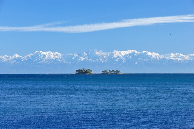 残雪の立山連峰