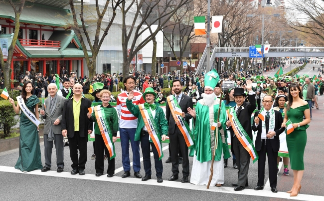 セント・パトリックス・デー・パレード東京　2018年の様子