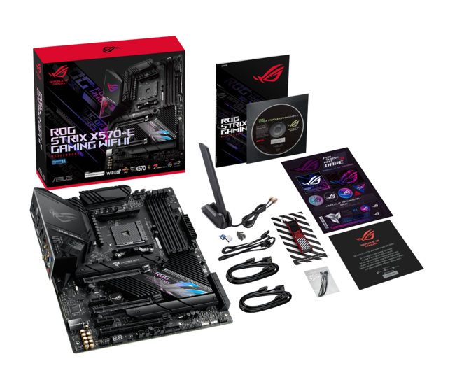 ROG STRIX X570-E GAMING WIFI II 同梱品