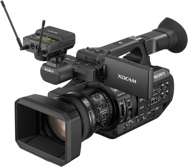 『PXW-Z280』と『URX-P40』、 『SMAD-P5』を組み合わせた使用例