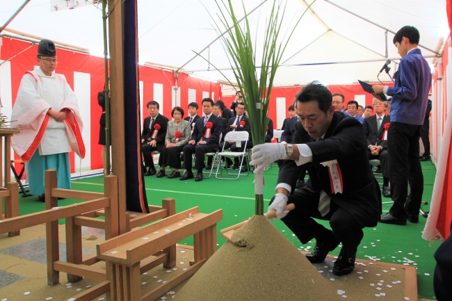 アパホテル〈博多駅東〉起工式 神事