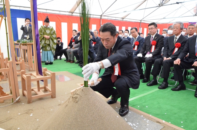 アパホテル〈なんば心斎橋西〉起工式 神事