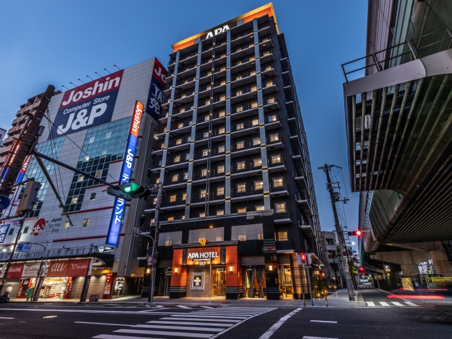 アパホテル〈なんば南 恵美須町駅〉外観②