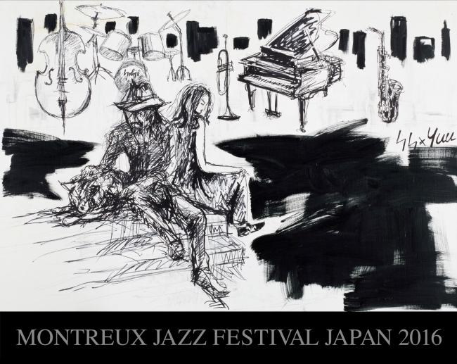 Montreux Jazz Festival Japan 2016キービジュアル© 2016 YOHJI YAMAMOTO INC. All Rights Reserved.