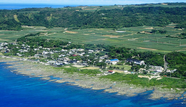 海でできたサンゴ礁が持ち上がってできた喜界島。