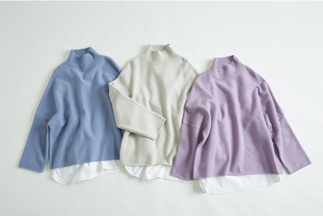 【WEB限定】シャツドッキングニット　10,000yen+tax