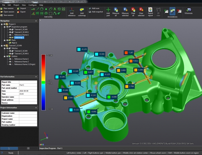 VXinspect寸法検査ソフトウェア