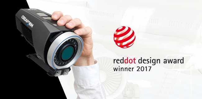 CreaformのフォトグラメトリーシステムMaxSHOT Next、Red Dot Award Product Design 2017を受賞