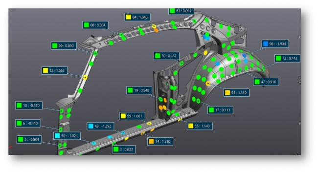 Creaformの寸法検査ソフトウェアモジュールVXinspect最新版 - 2