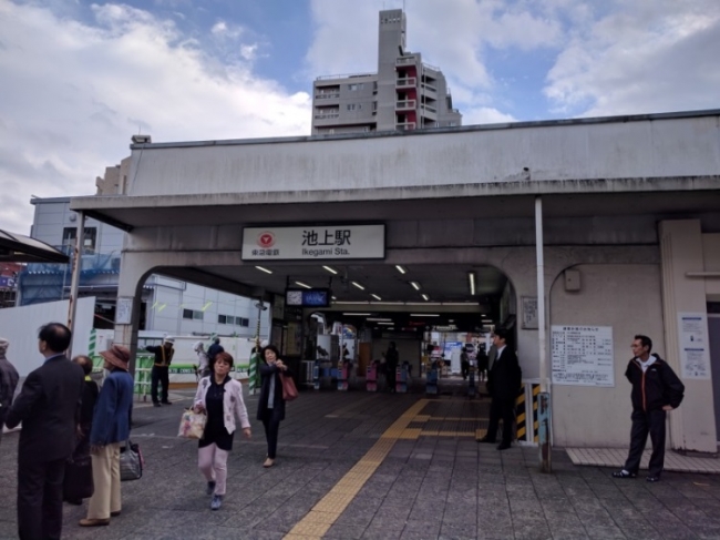 駅ビル開発が計画されている池上駅。門前町の趣を感じさせる外観が計画されています。