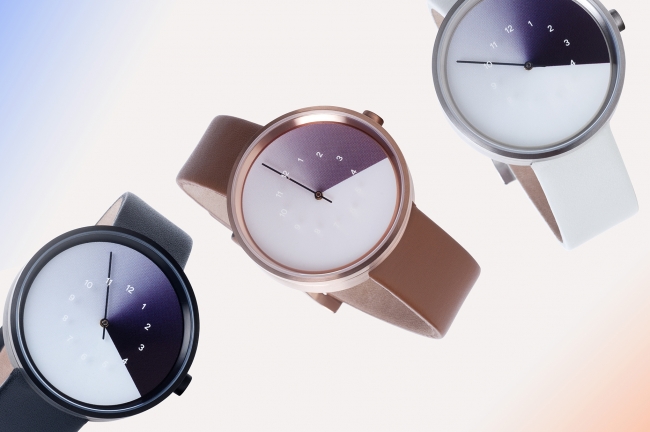 Hidden Time Watches –  クールブラック (Cool Black)  ローズゴールド (Rose Gold)  スノーホワイト (Snow White)